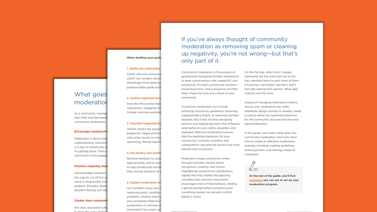 Community Moderation Kit - Preview