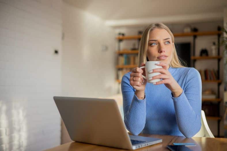 woman thinking about effective marketing automation campaigns
