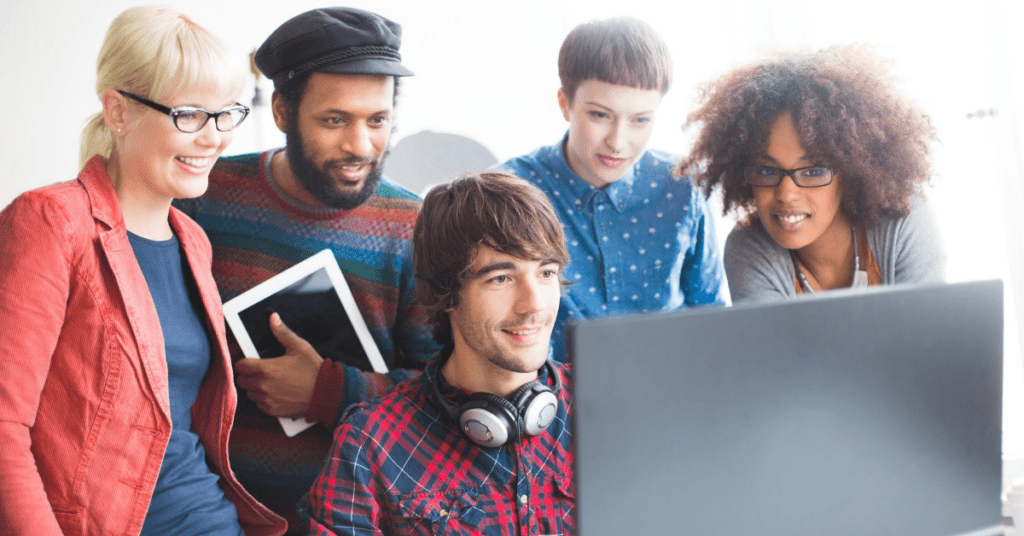 Customers completing online profiles