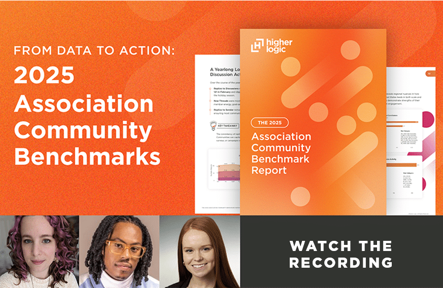 2025 Association Community Benchmarks Webinar